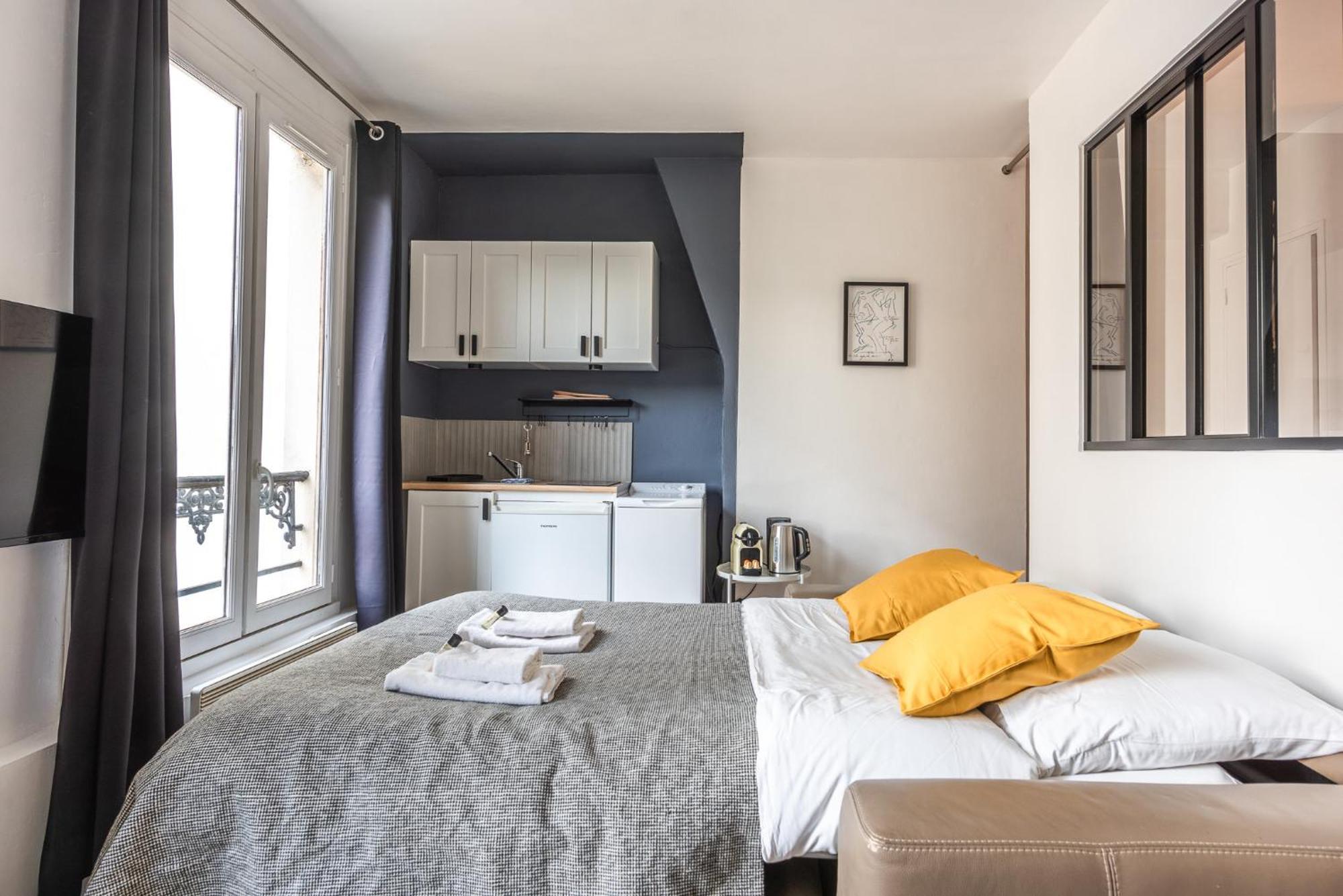 Charming Apartment - Atelier Lumieres - 4 Guests Paris Luaran gambar
