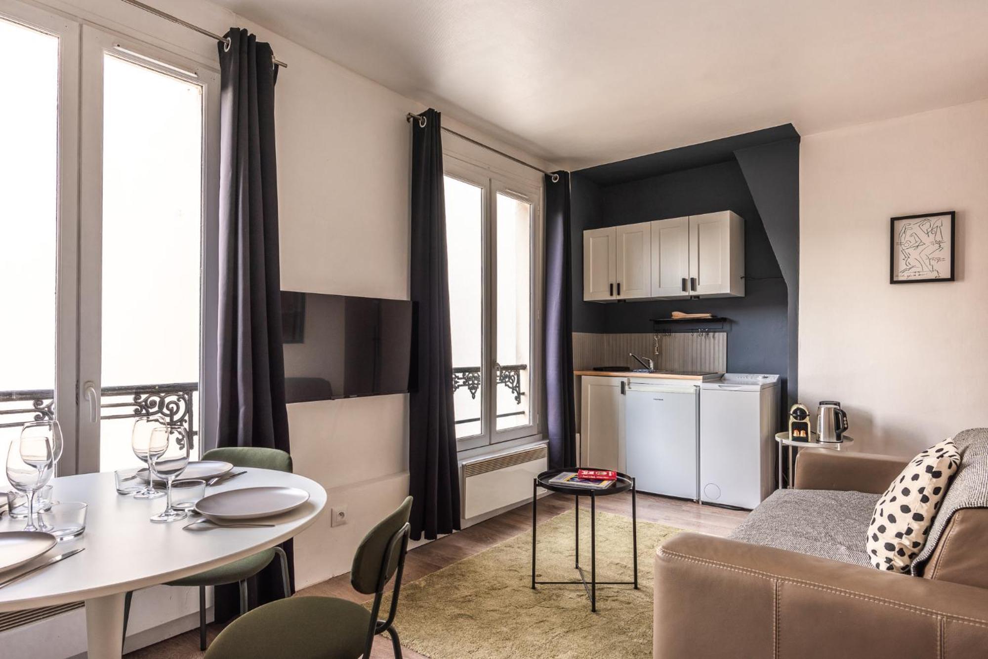 Charming Apartment - Atelier Lumieres - 4 Guests Paris Luaran gambar